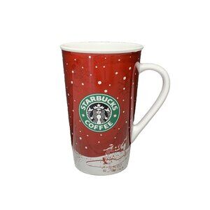 Starbucks Holiday Ceramic 16 Oz. Tall Coffee Mug 2007